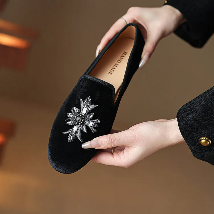 Luxury Velvet Women Flats