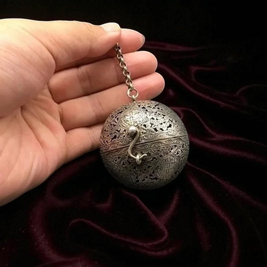 Exquisite antique copper incense ball