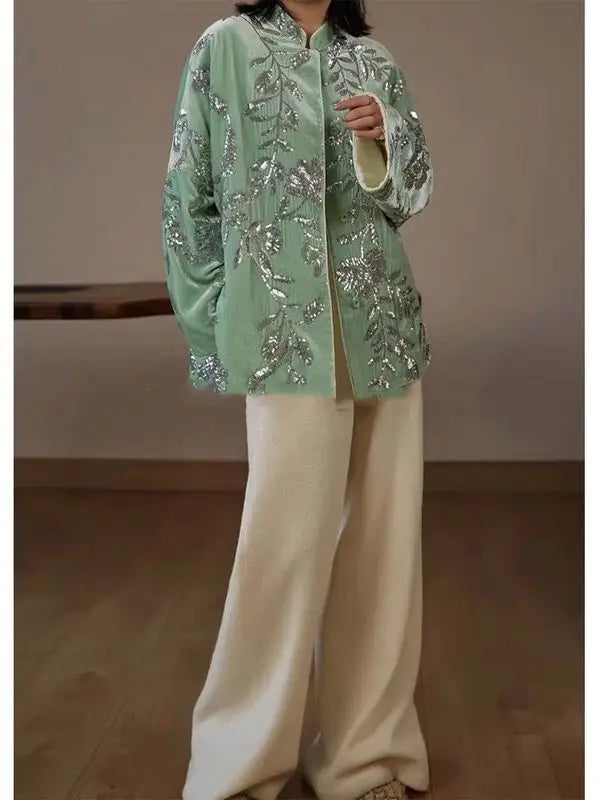 Velvet Jacket Women