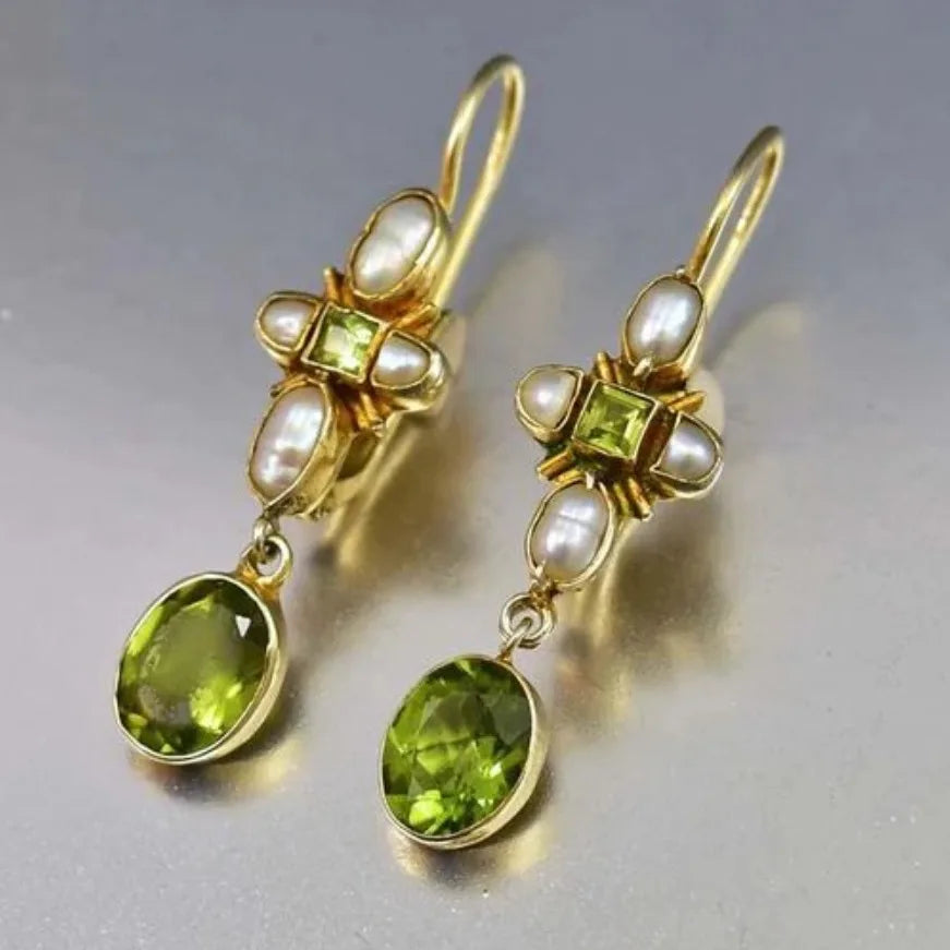 Peridot earrings