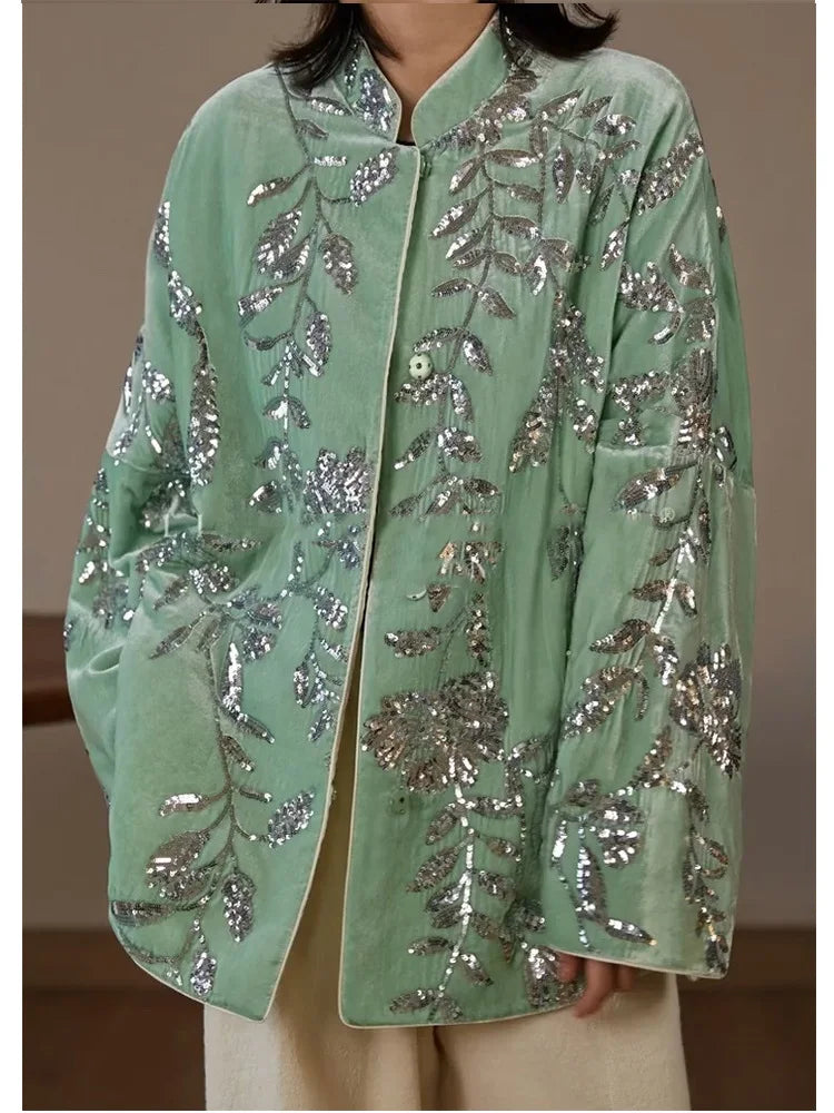 Velvet Jacket Women