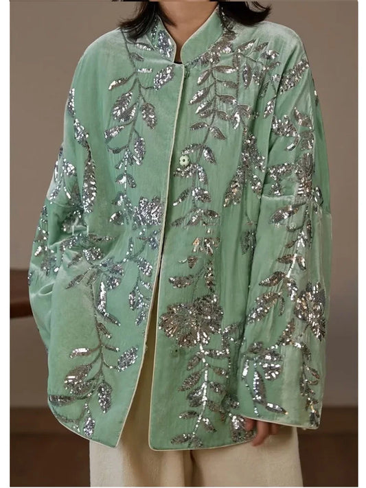 Velvet Jacket Women