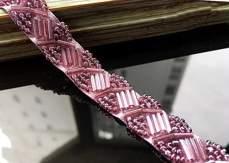 Beaded Lace Braid, 2 Yards 1.5cm