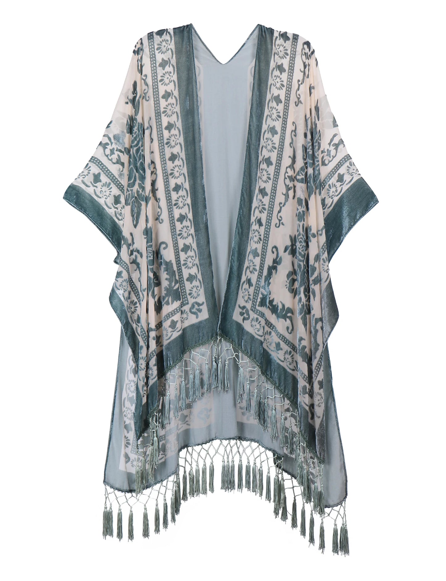 Bohemian velvet cape