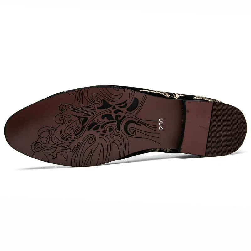 Men's suede loafers