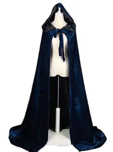 Hooded velvet Cloak