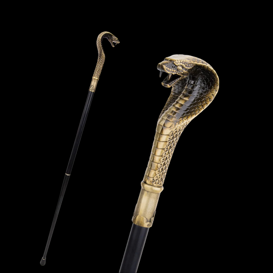 Luxury bronze Snake Walking Stick