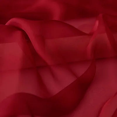 100% Mulberry silk chiffon