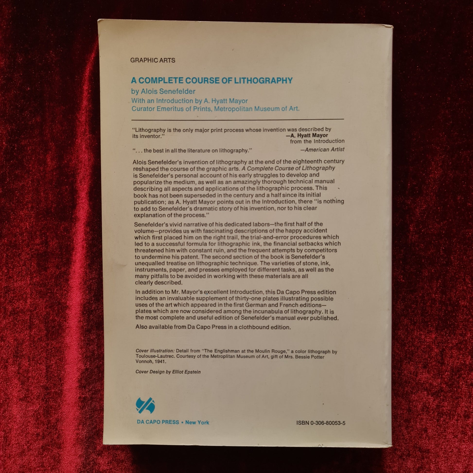 A complete course of lithography