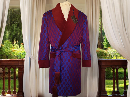 Silk Smoking jacket, robes