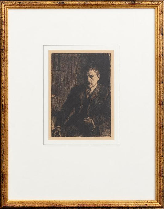 Etching by Anders Zorn