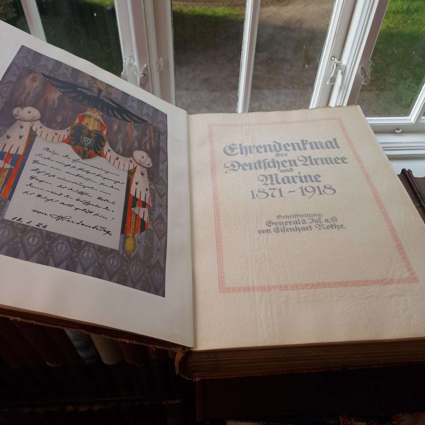 Ehrendenkmal der Deutschen Armee und Marine 1871–1918: Tribute Edition for Hindenburg’s 80th Birthday – Lavishly Illustrated Historical Volume