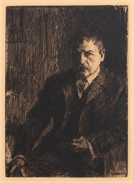 Etching by Anders Zorn