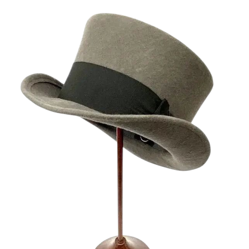 Pale rider style wool top hat
